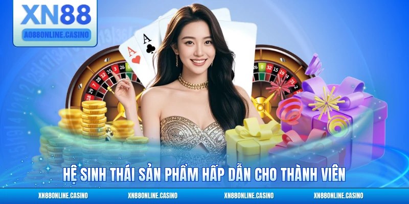 Hệ sinh thái sản phẩm hấp dẫn cho thành viên tại XN88